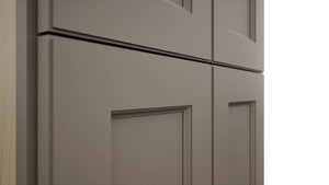 Fabuwood Fusion Oyster TP241284 Tall Pantry Cabinet, Detail View