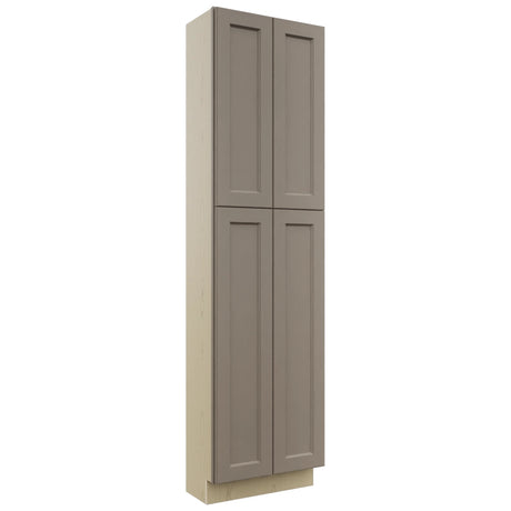 Fabuwood Fusion Oyster TP241290 Tall Pantry Cabinet, Front View