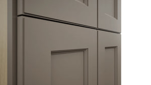 Fabuwood Fusion Oyster TP241290 Tall Pantry Cabinet, Detail View