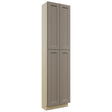 Fabuwood Fusion Oyster TP241296 Tall Pantry Cabinet, Front View