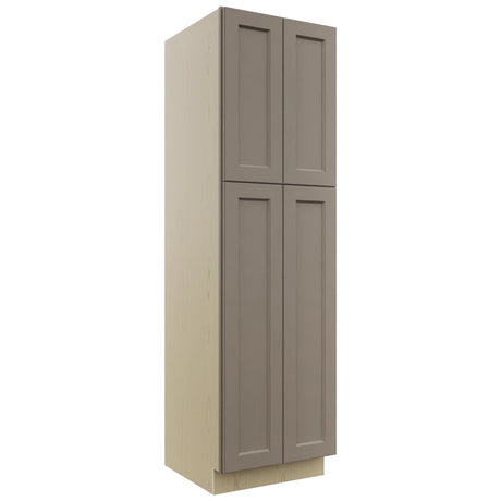 Fabuwood Fusion Oyster TP242484 Tall Pantry Cabinet, Front View