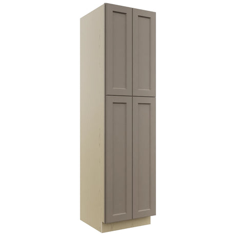 Fabuwood Fusion Oyster TP242490 Tall Pantry Cabinet, Front View