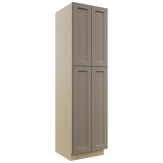 Fabuwood Fusion Oyster TP242490 Tall Pantry Cabinet, Front View