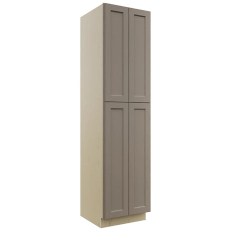 Fabuwood Fusion Oyster TP242496 Tall Pantry Cabinet, Front View