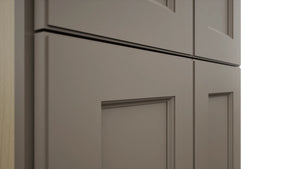 Fabuwood Fusion Oyster TP242496 Tall Pantry Cabinet, Detail View