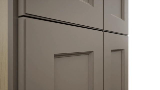 Fabuwood Fusion Oyster TP242496 Tall Pantry Cabinet, Detail View