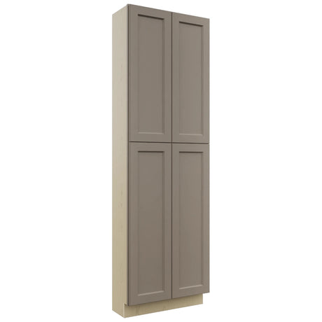 Fabuwood Fusion Oyster TP301296 Tall Pantry Cabinet, Front View