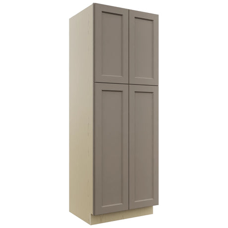 Fabuwood Fusion Oyster TP302484 Tall Pantry Cabinet, Front View