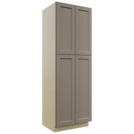 Fabuwood Fusion Oyster TP302490 Tall Pantry Cabinet, Front View