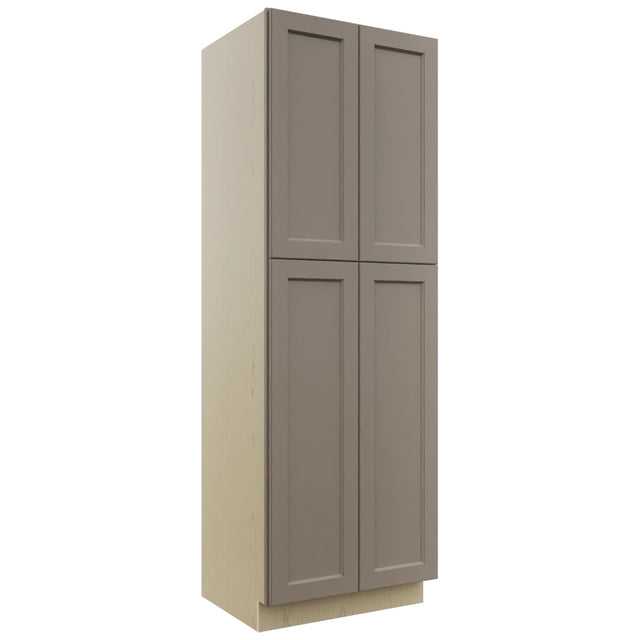 Fabuwood Fusion Oyster TP302490 Tall Pantry Cabinet, Front View
