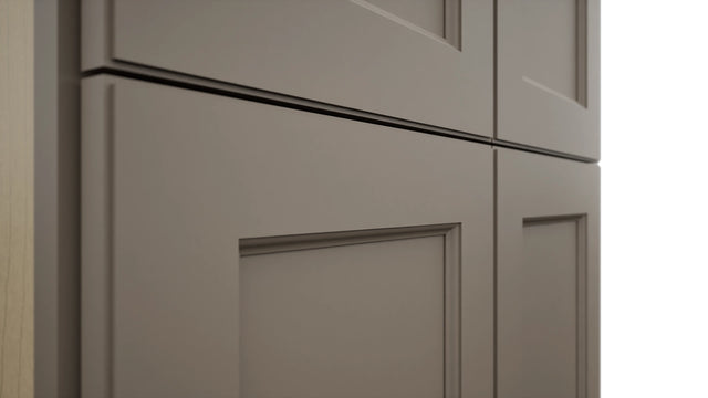 Fabuwood Fusion Oyster TP302490 Tall Pantry Cabinet, Detail View