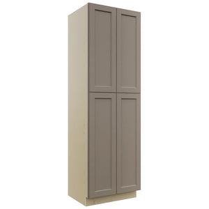 Fabuwood Fusion Oyster TP302496 Tall Pantry Cabinet, Front View
