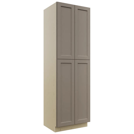 Fabuwood Fusion Oyster TP302496 Tall Pantry Cabinet, Front View