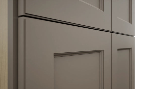 Fabuwood Fusion Oyster TP302496 Tall Pantry Cabinet, Detail View