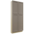 Fabuwood Fusion Oyster TP361290 Tall Pantry Cabinet, Front View