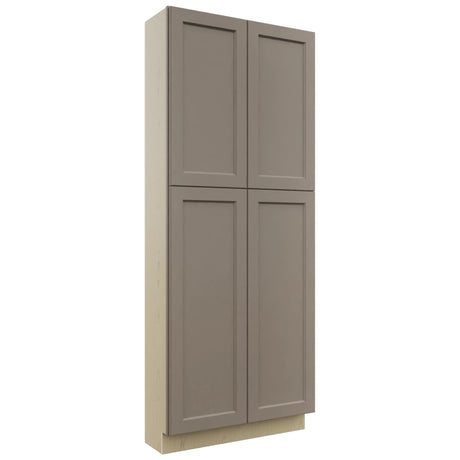 Fabuwood Fusion Oyster TP361290 Tall Pantry Cabinet, Front View