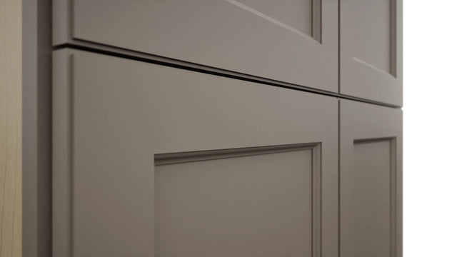 Fabuwood Fusion Oyster TP361290 Tall Pantry Cabinet, Detail View