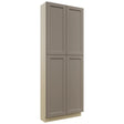 Fabuwood Fusion Oyster TP361296 Tall Pantry Cabinet, Front View