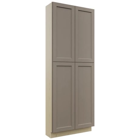 Fabuwood Fusion Oyster TP361296 Tall Pantry Cabinet, Front View