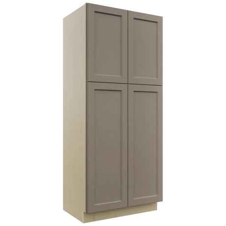 Fabuwood Fusion Oyster TP362484 Tall Pantry Cabinet, Front View
