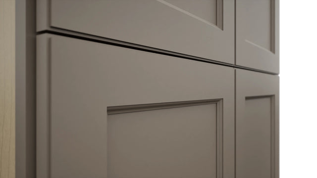 Fabuwood Fusion Oyster TP362484 Tall Pantry Cabinet, Detail View