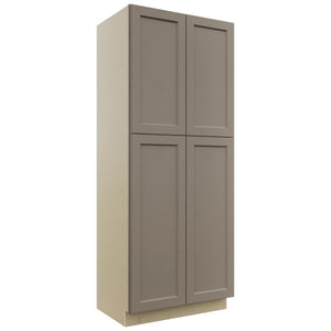 Fabuwood Fusion Oyster TP362490 Tall Pantry Cabinet, Front View