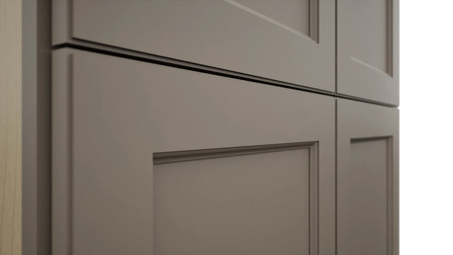 Fabuwood Fusion Oyster TP362490 Tall Pantry Cabinet, Detail View