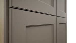Fabuwood Fusion Oyster TP362496 Tall Pantry Cabinet, Detail View