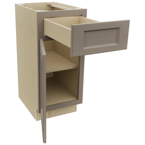 Fabuwood Fusion Oyster VB15-34 Vanity Base Standard Cabinet, Open View