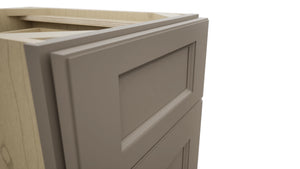 Fabuwood Fusion Oyster VB15-34 Vanity Base Standard Cabinet, Detail View