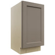 Fabuwood Fusion Oyster VB18FD Vanity Base Full Height Cabinet, Front View