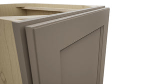 Fabuwood Fusion Oyster VB18FD Vanity Base Full Height Cabinet, Detail View