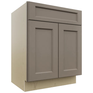Fabuwood Fusion Oyster VB27-34 Vanity Base Standard Cabinet, Front View