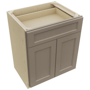 Fabuwood Fusion Oyster VB27-34 Vanity Base Standard Cabinet, Top View