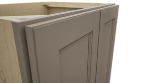 Fabuwood Fusion Oyster VB27FD Vanity Base Full Height Cabinet, Detail View