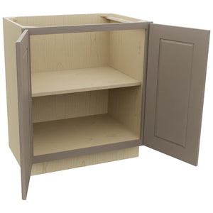 Fabuwood Fusion Oyster VB30FD Vanity Base Full Height Cabinet, Open View