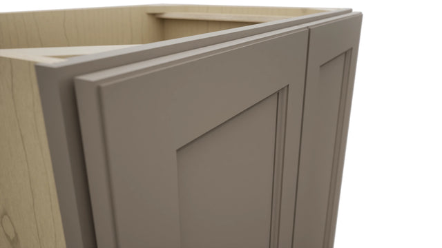 Fabuwood Fusion Oyster VB30FD Vanity Base Full Height Cabinet, Detail View