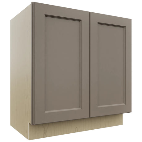 Fabuwood Fusion Oyster VB33FD Vanity Base Standard Cabinet, Front View