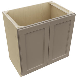 Fabuwood Fusion Oyster VB33FD Vanity Base Standard Cabinet, Top View