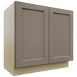 Fabuwood Fusion Oyster VB36FD Vanity Base Full Height Cabinet, Front View