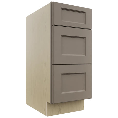 Fabuwood Fusion Oyster VDB15-34 Vanity Drawer Cabinet, Front View