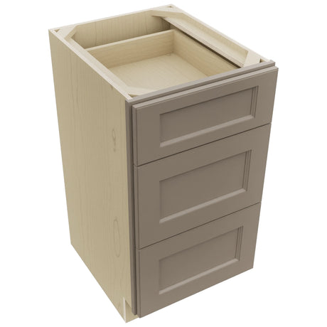 Fabuwood Fusion Oyster VDB18-34 Vanity Drawer Cabinet, Top View