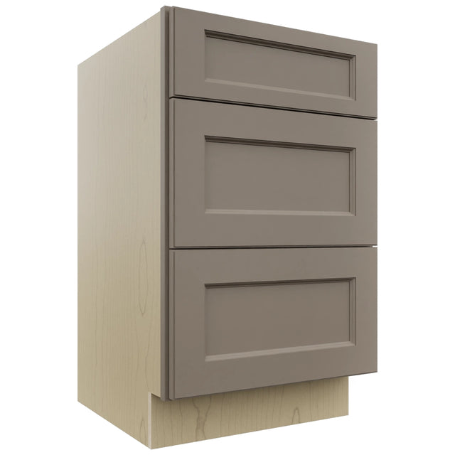 Fabuwood Fusion Oyster VDB21-34 Vanity Drawer Cabinet, Front View