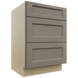Fabuwood Fusion Oyster VDB24-34 Vanity Drawer Cabinet, Front View