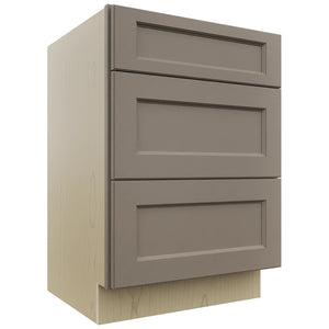 Fabuwood Fusion Oyster VDB24-34 Vanity Drawer Cabinet, Front View