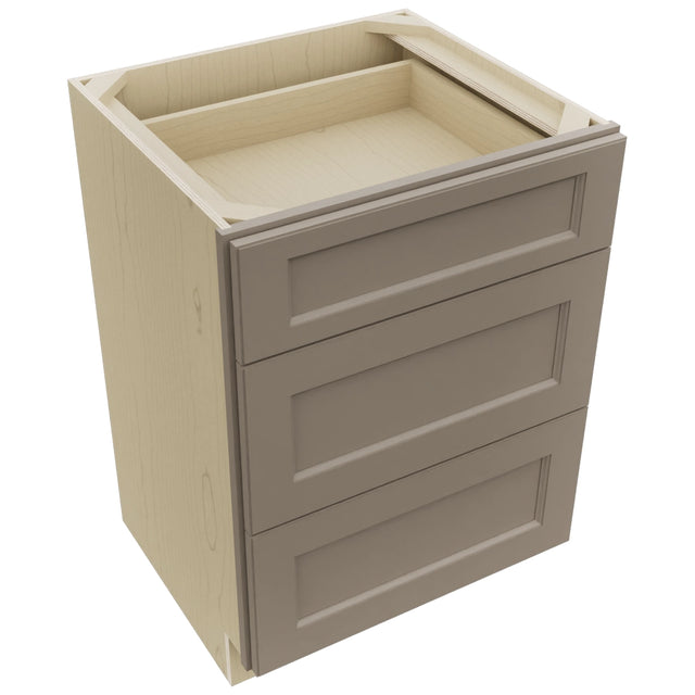 Fabuwood Fusion Oyster VDB24-34 Vanity Drawer Cabinet, Top View