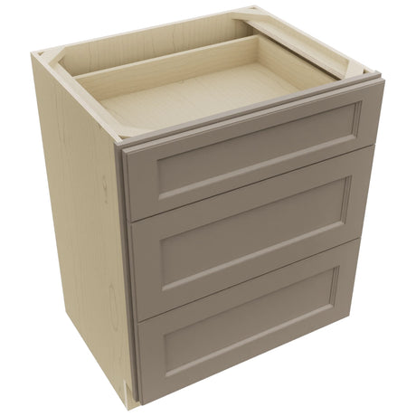 Fabuwood Fusion Oyster VDB27-34 Vanity Drawer Cabinet, Top View