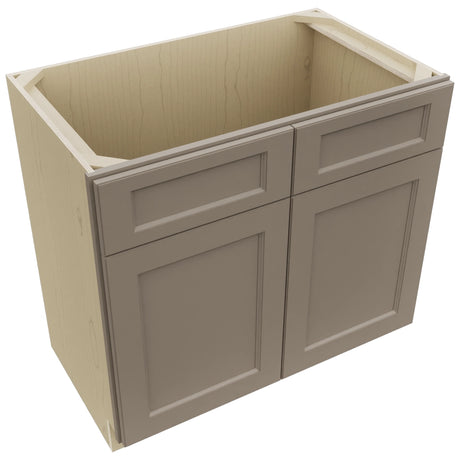 Fabuwood Fusion Oyster VSB36-34 Vanity Sink Cabinet, Top View