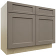 Fabuwood Fusion Oyster VSB42-34 Vanity Sink Cabinet, Front View