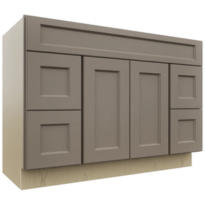 Fabuwood Fusion Oyster VSD30DR Vanity Combo Cabinet, Front View